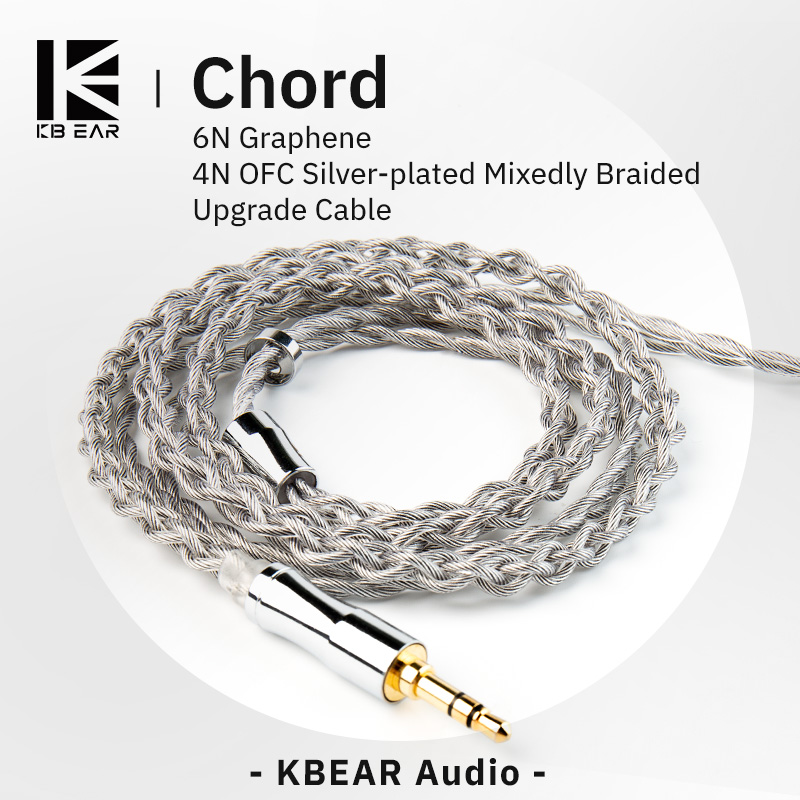 Eachine Drone E010 - KBEAR Chord 6N Graphene+4N OFC versilbertes